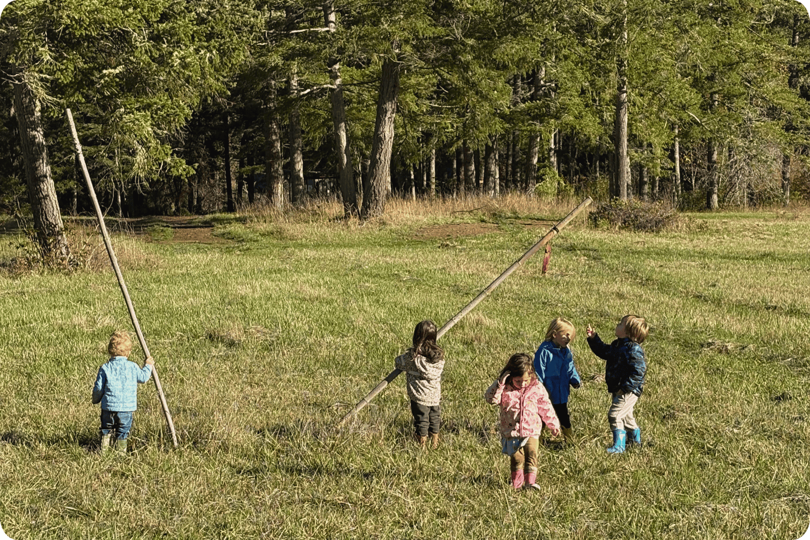 Hidden Meadow the Meadow with children playing