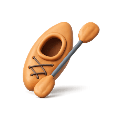 Kayak with row