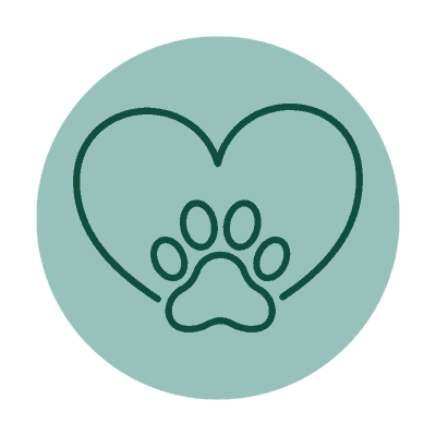 paw heart icon