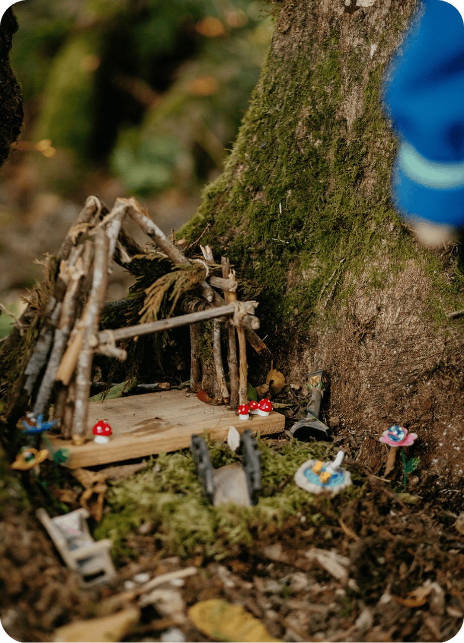 Fairy garden at Hidden Meadow Outdoor School