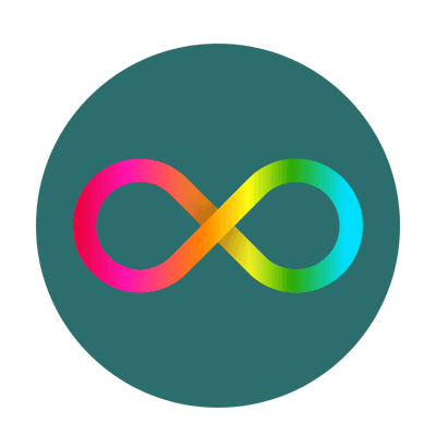 Welcome Every Learner Icon rainbow infinity